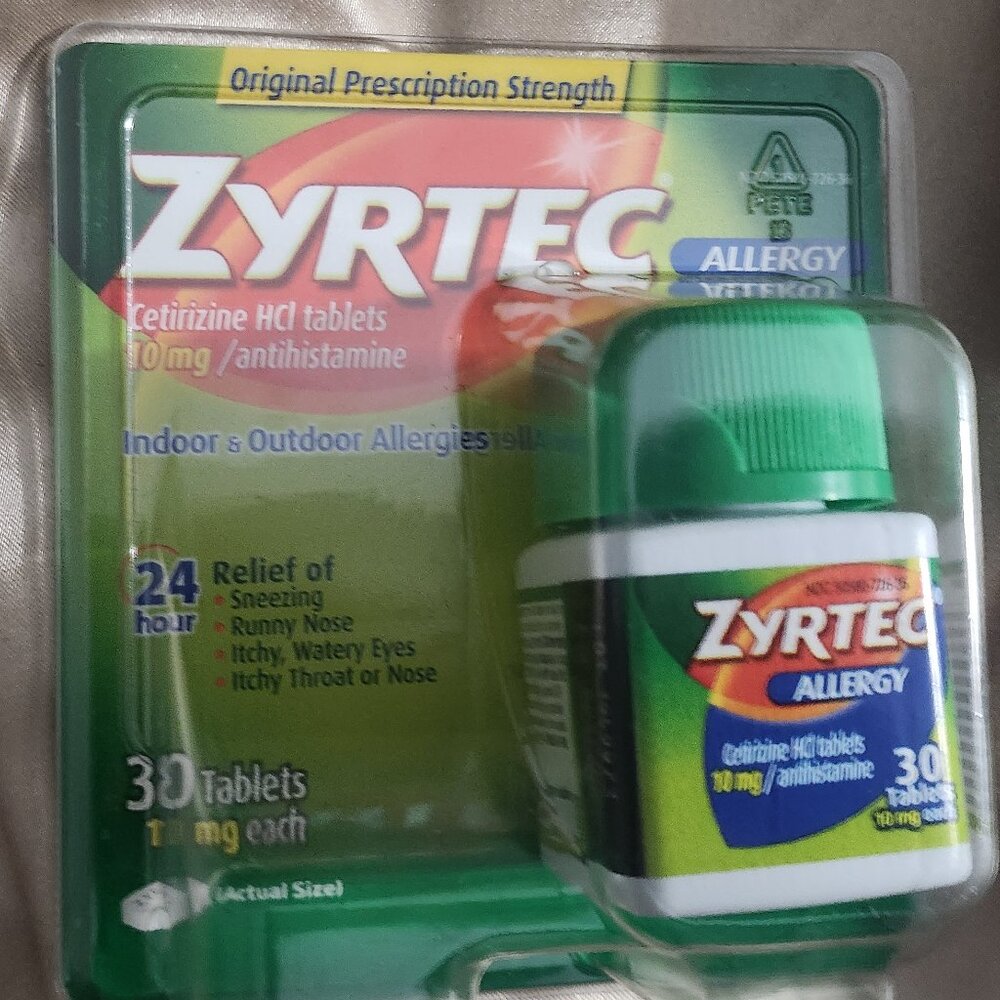 Zyrtec 24 Hour Allergy Relief Tablets